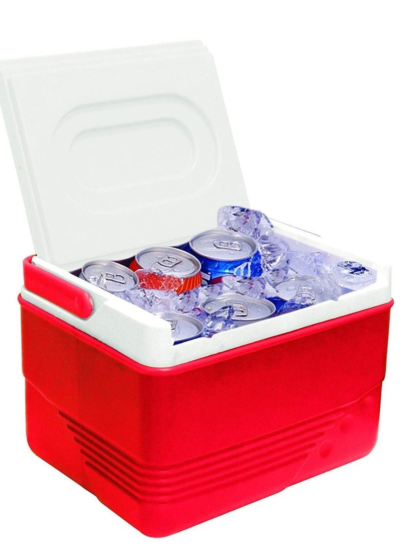 PRINCEWARE 14-Litre Ice Box Thermo insulated Picnic Cool Box-Thermo Keeper Container Expanded Cooler Fishing Ice Box-Red - Image 3
